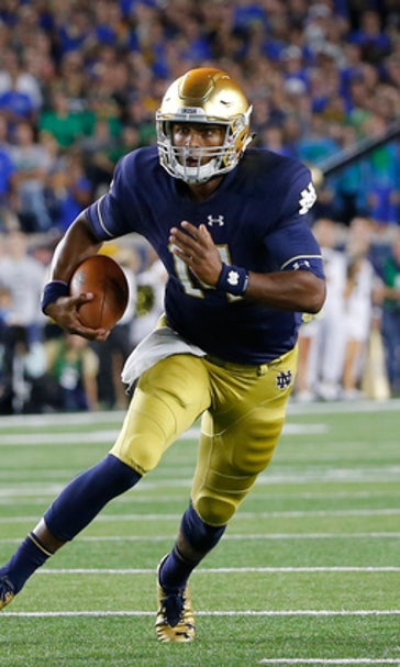 Kizer 2nd in rushing in Notre Dame's inconsistent run game